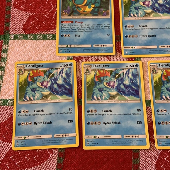 Pokemon TCG Totodile/Croconaw/Feraligatr Bundle (10 Cards) - Picture 5 of 13